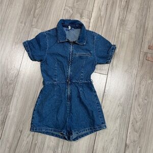 Urban Outfitters Denim Blue Romper